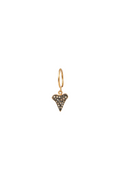 THE SHARK TOOTH WITH BROWN DIAMONDS